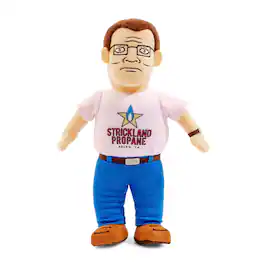 Toynk - King Of The Hill Hank Hill Propane Logo Tee 12-Inch Plush - Multi-Colored