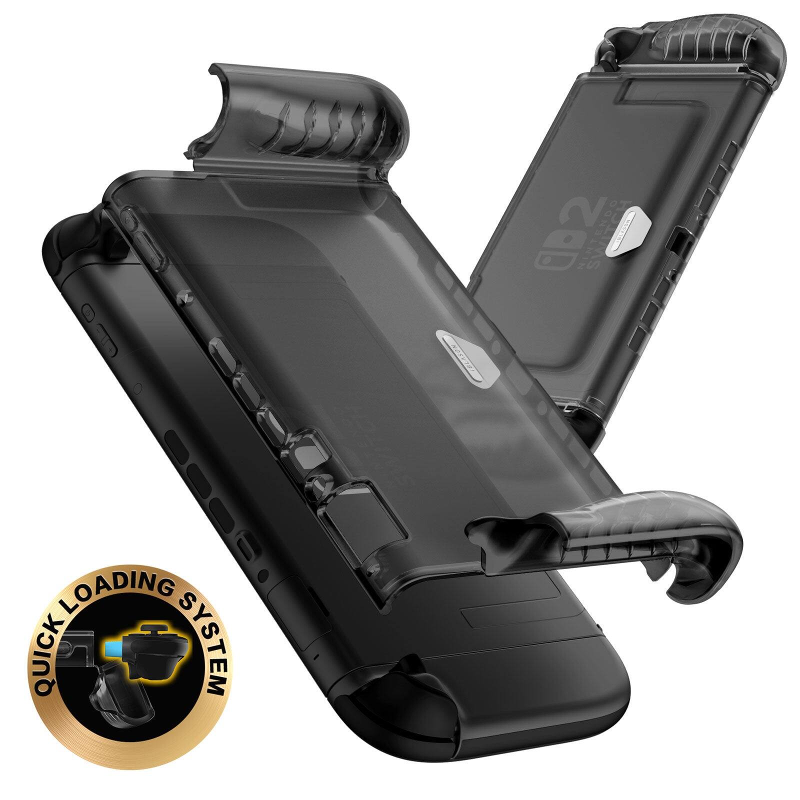 Sure, here is the corrected and grouped text from the image:

- "002 w ENDO"
- "NANT H1"
- "QUICK LOADING SYSTEM"