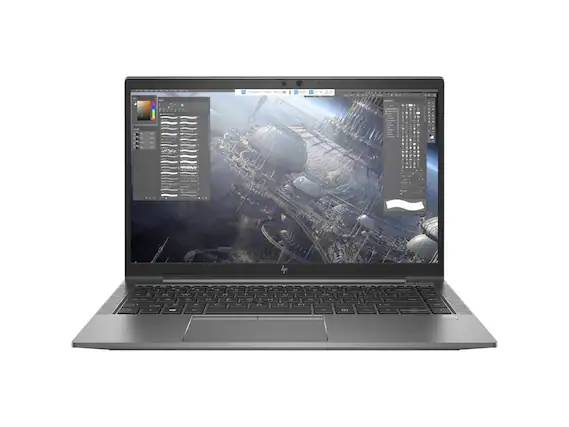 Front. HP - HP ZBook Firefly 15 G7 i7-10810U 16GB 512GB SSD Win11 Pro - Natural Silver.