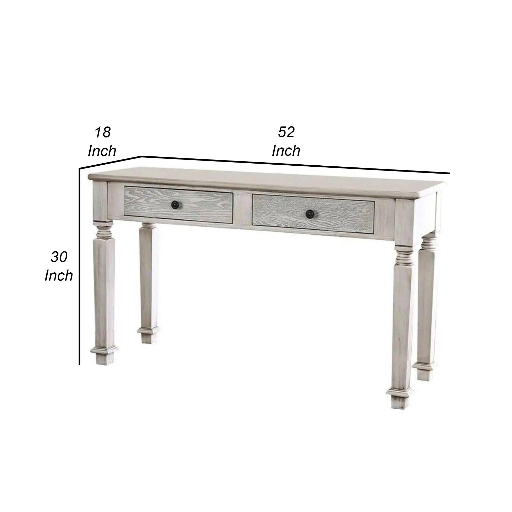 18 Inch  
52 Inch  
30 Inch