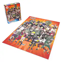 USAoploy - Naruto Cast 1000 Piece 1000 Piece Jigsaw Puzzle - Multi-Color