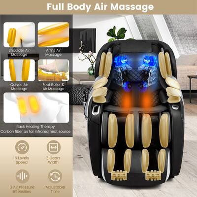 karzs Costway Relaxe Zero Gravity Shiatsu Massage Chair with