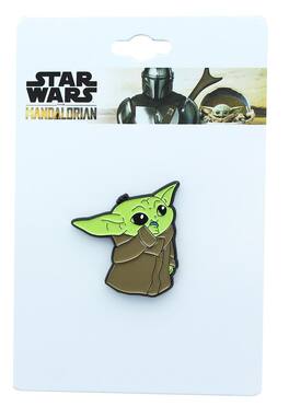 SalesOne LLC - Star Wars The Mandalorian The Child With Cookie Enamel Pin - Yellow