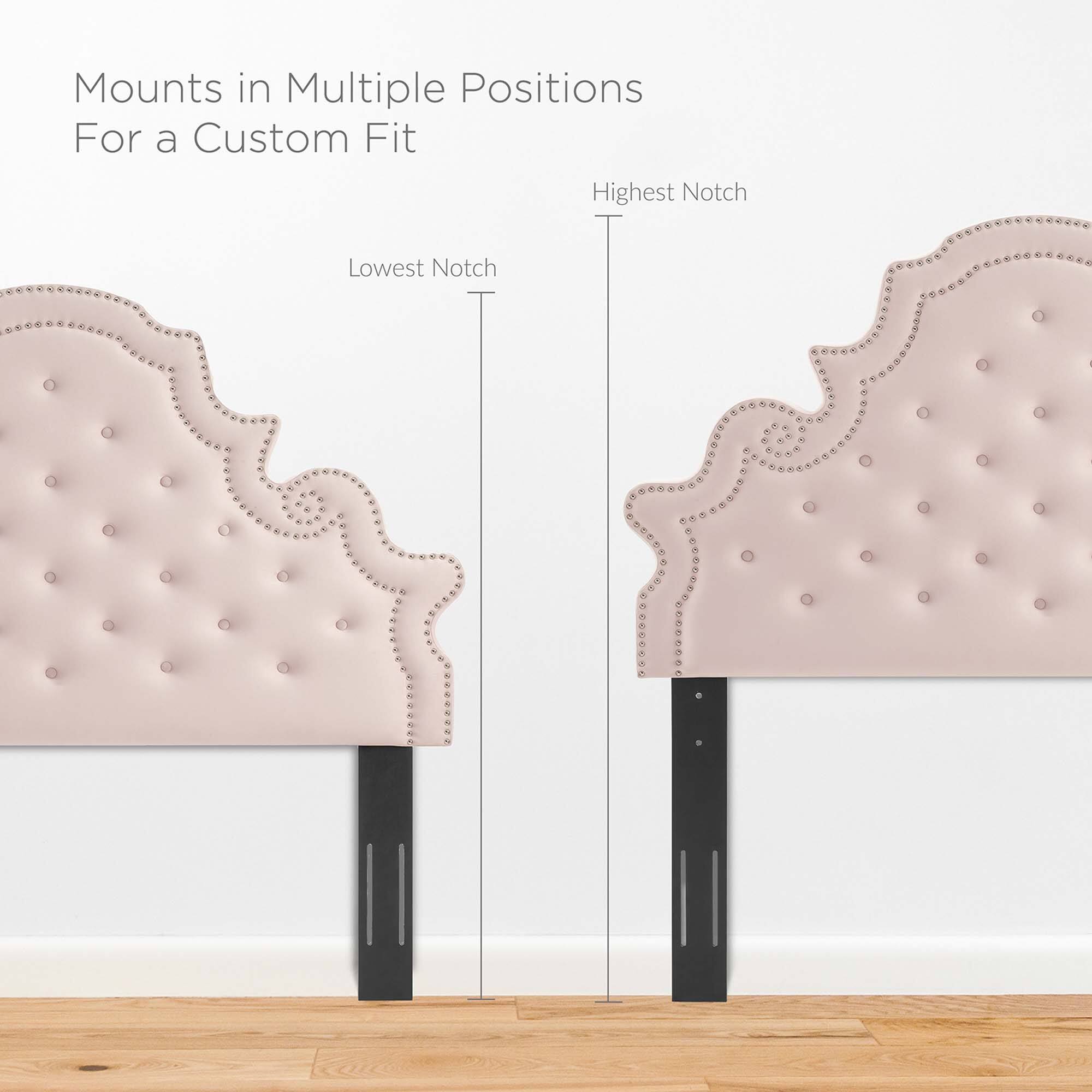 Mounts in Multiple Positions  
For a Custom Fit  

Lowest Notch  
Highest Notch