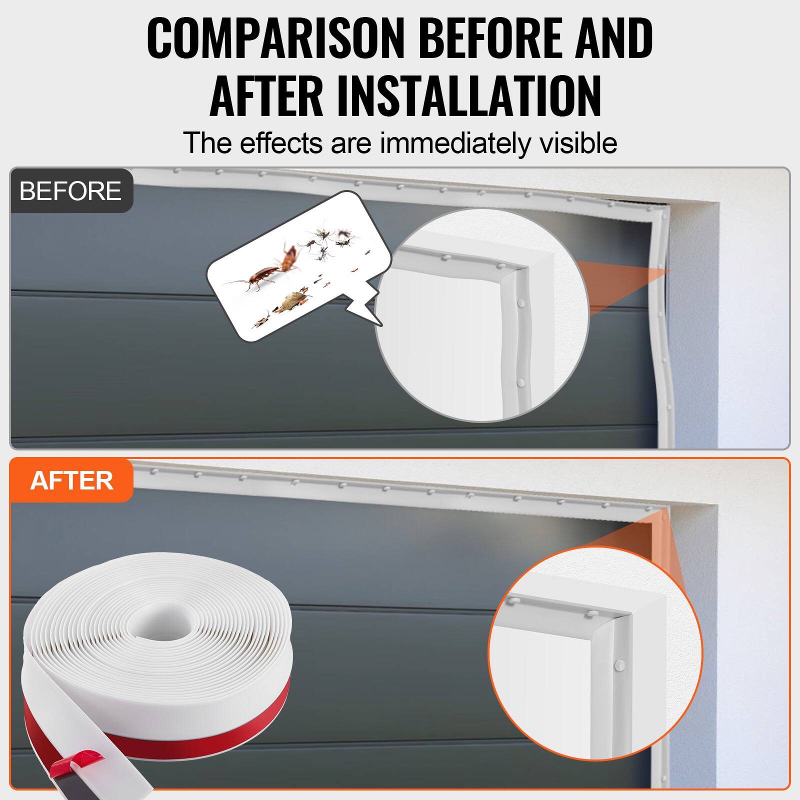 COMPARISON BEFORE AND AFTER INSTALLATION  
The effects are immediately visible  
BEFORE  
AFTER