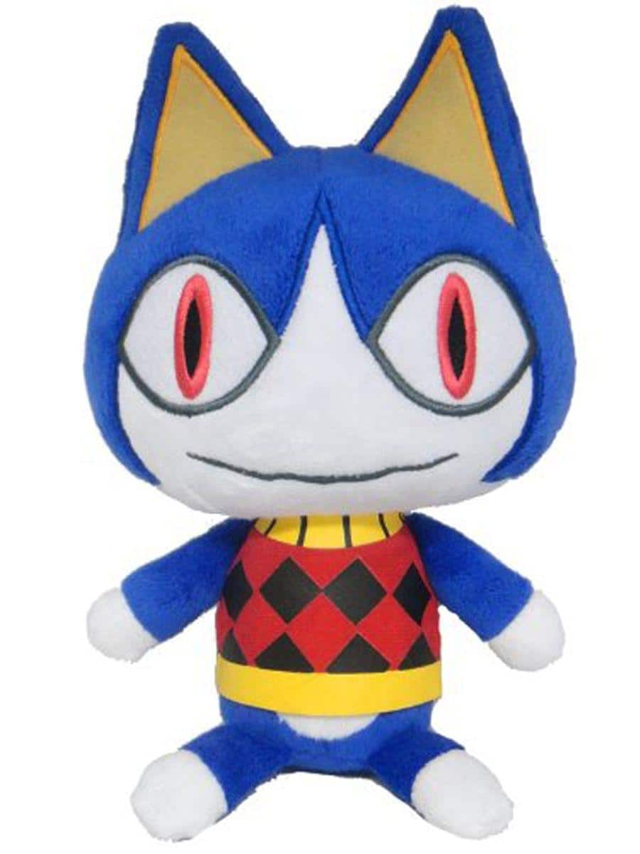 Front. Little Buddy - Animal Crossing 7" Plush: Rover - Blue.