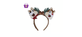 Disney - LOUNGEFLY Ear Headband - 50th Anniversary - Fort Wilderness - Chip N Dale.