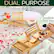 DUAL PURPOSE
Relaxing Bath Caddy
Breakfast in Bed Tray