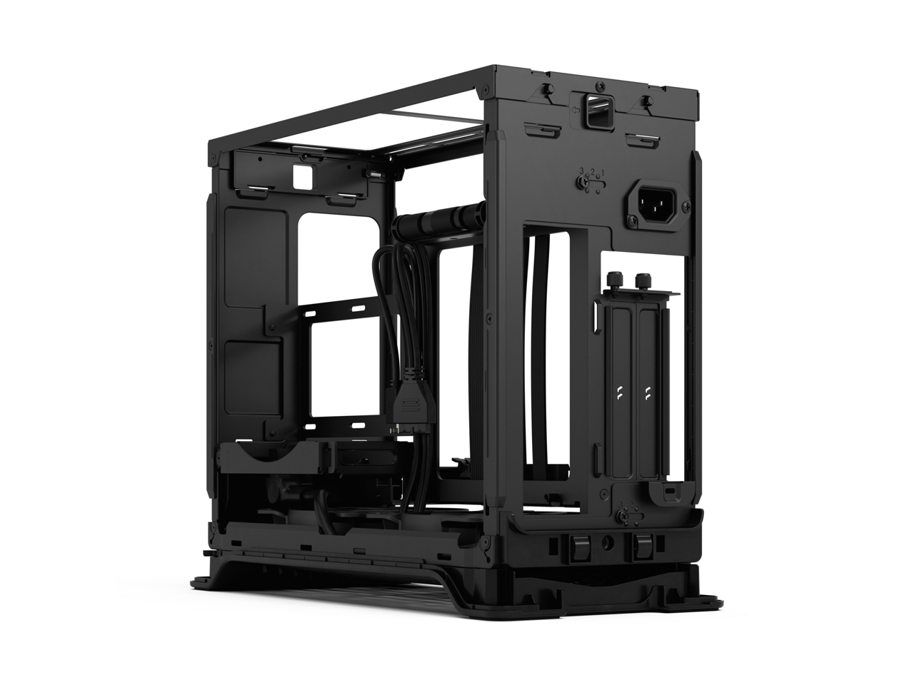 Alt View 10. Fractal Design - Fractal Design Era 2 Gaming Computer Case - Midnight Blue - Aluminium, Anodized Aluminum - 2 x 120mm Fan(s) Installed - Hydrangea Blue.