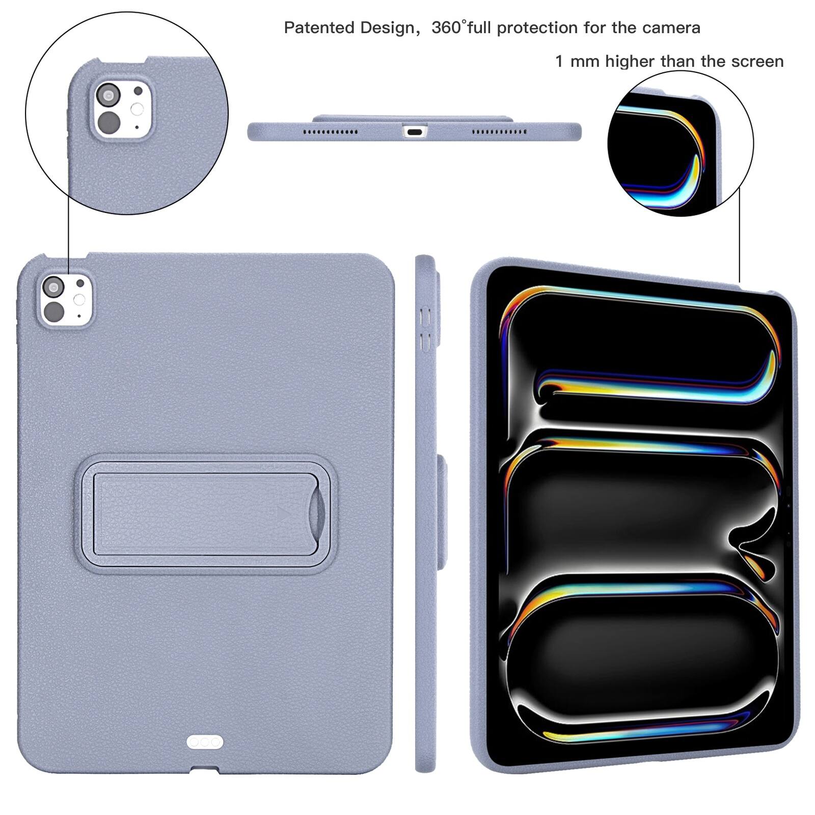 Patented Design, 360° full protection for the camera, 1 mm higher than the screen.