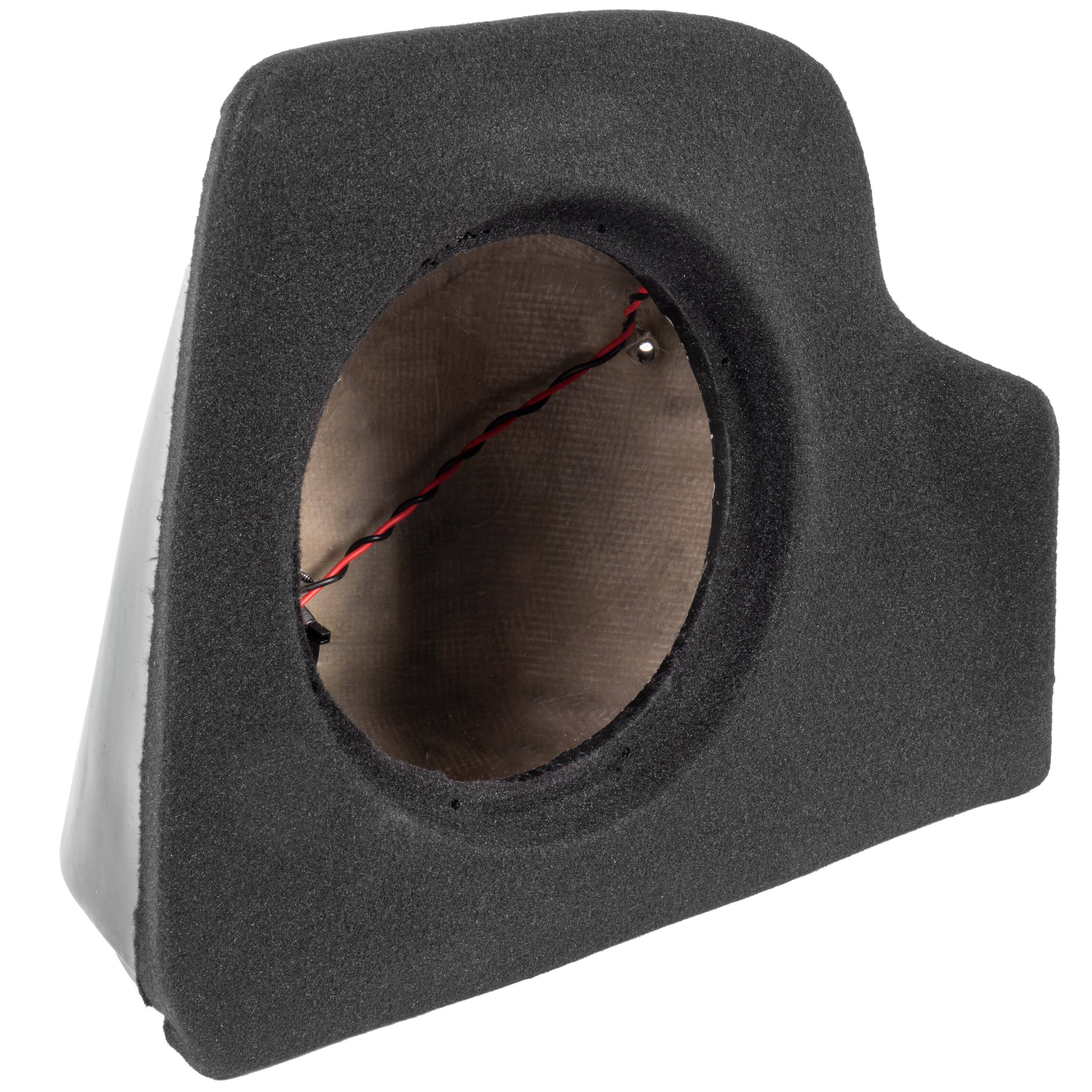 Angle. NVX - UBE-TOY-HIG3 BOOST Box Custom Fit 10in Empty Sealed Subwoofer Enclosure for 2014-2019 Toyota Highlander Hybrid.