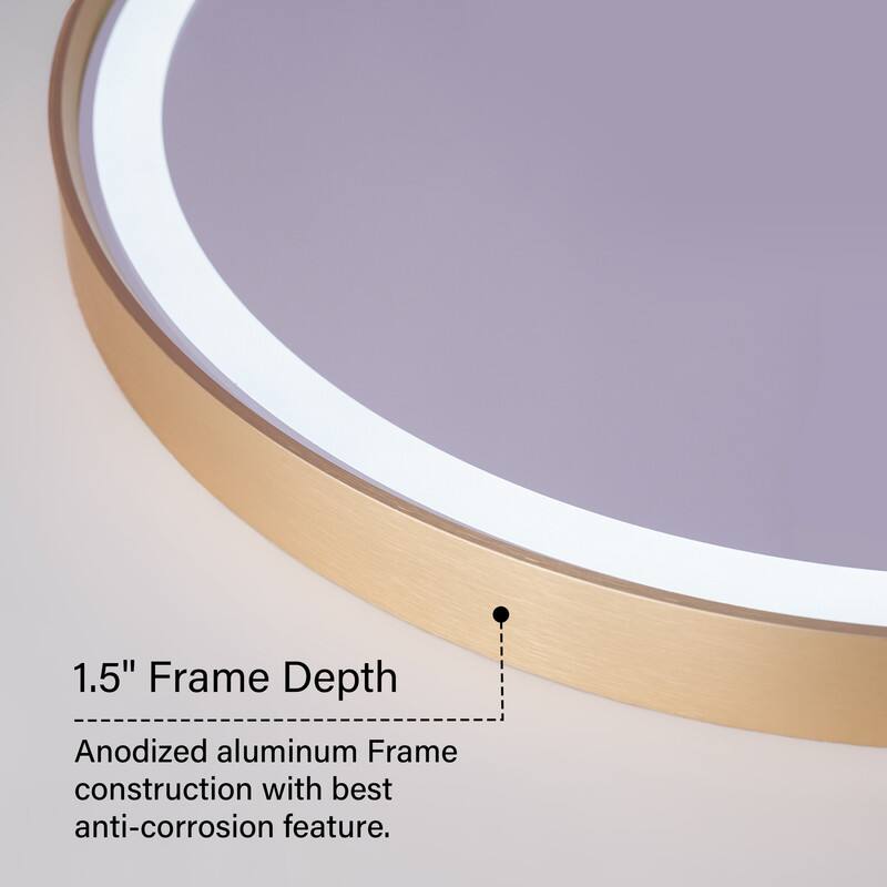 1.5" Frame Depth  
Anodized aluminum Frame construction with best anti-corrosion feature.