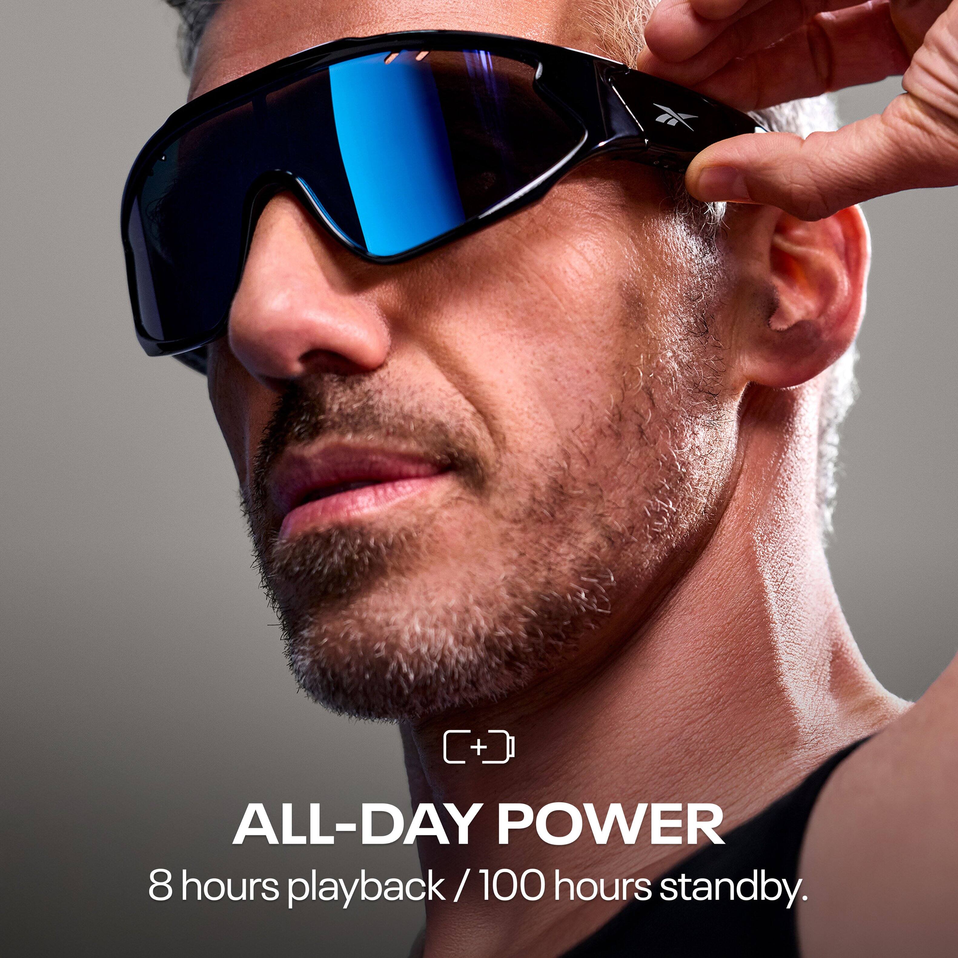 ALL-DAY POWER  
8 hours playback / 100 hours standby.