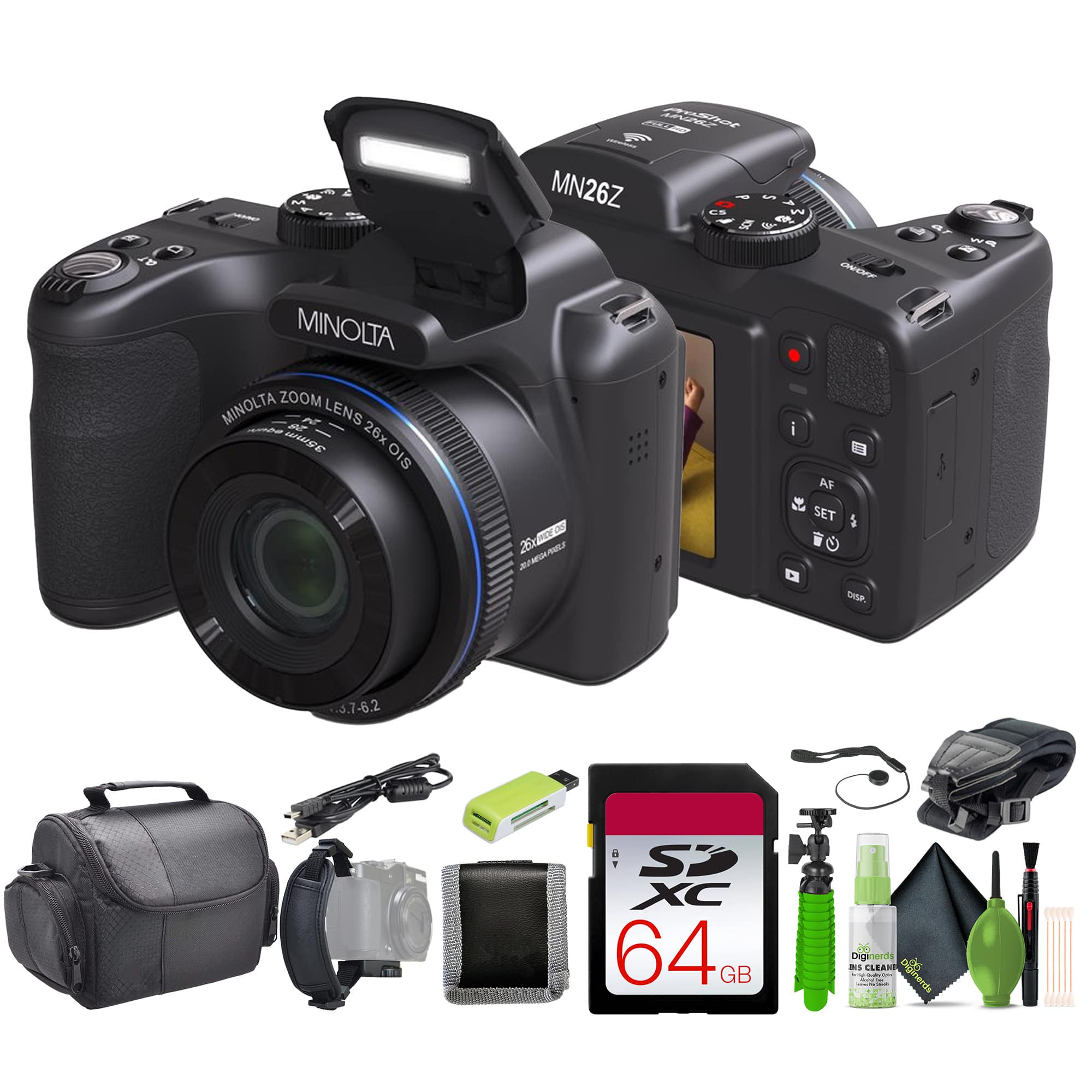 Minolta ProShot MN26Z 20.0 Megapixel Bridge Camera with 26x