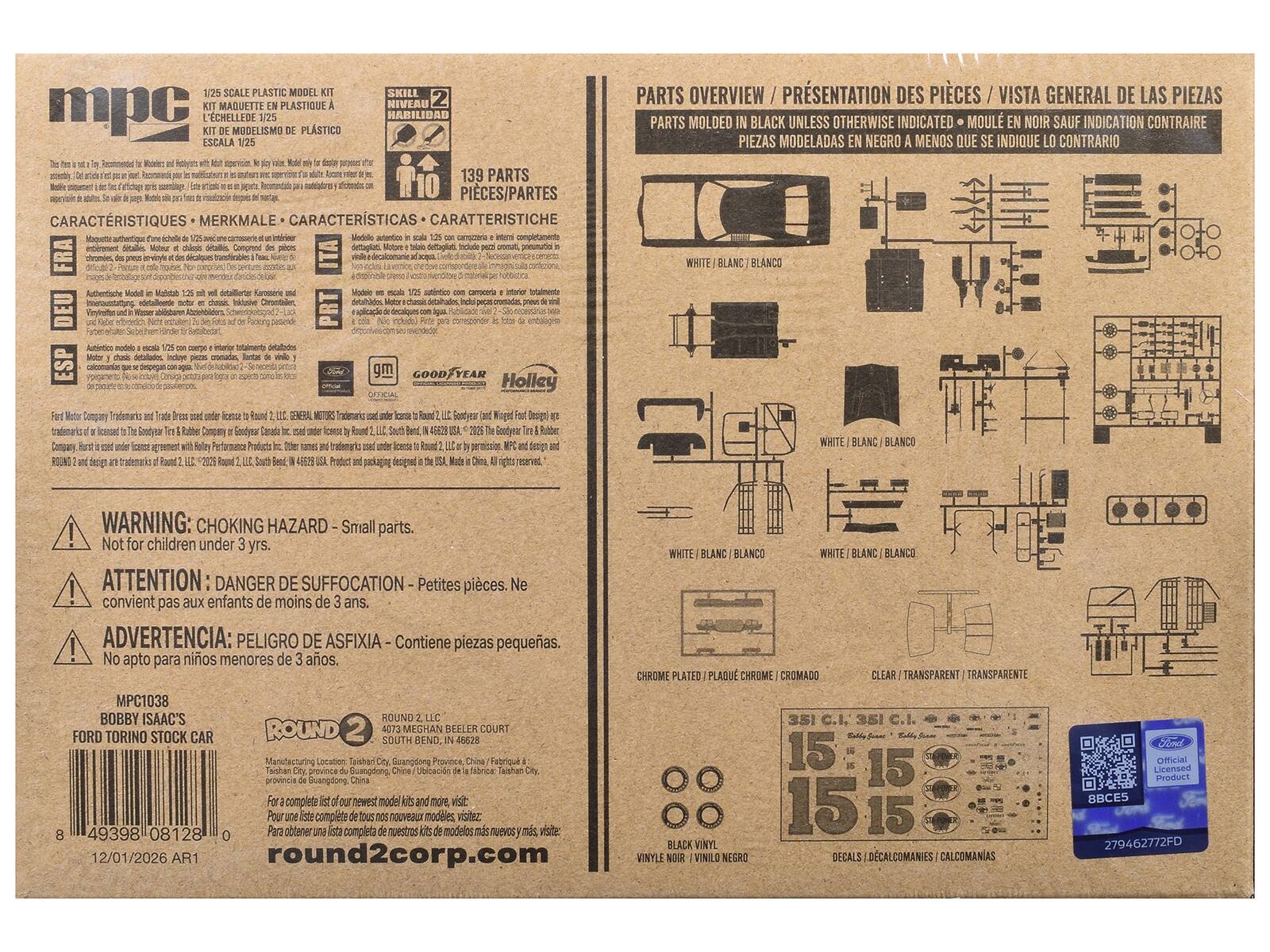 PLASTIC MOUL SKILL MAQUETTE PLASTIQUE NIVEAU 2 mpc TCHELLEDE MODELISMO PLSTICO HABILIDAD LSCALA Crommendel orow t 139 PARTS - Rncmedda nare spiai PICES/PARTES CARACTRISTIQUES MERKMALE CARACTERSTICAS CARATTERISTICHE completamente iiberment Compronad tertagius u prounutio FRA hansficalios decalourarie Auceetache detailliona -orousatng ndetalmante hrontden DEU Venotraffen Erehators olcale ESP vsiganesc calcomamis Holley PARTS OVERVIEW PRSENTATION DES PICES GENERAL DE LAS PIEZAS PARTS MOLDED BLACK UNLESS OTHERWISE INDICATED MOUL NOIR SAUF INDICATION CONTRAIRE PIEZAS MODELADAS NEGRO MENOS QUE INDIQUE CONTRARIO BLANC BLANCO Company Intmai tneemal ood Cenpary a trademarks Conpany 5odr Pertemnce otc trademark  desiened Sontvear Deipn Rmstyea WHITE BL