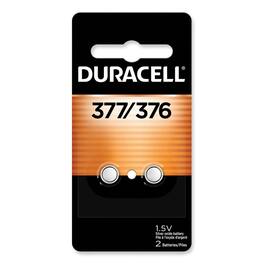 Duracell - DURD377B2PK 1.5V 376/377 Button Cell Battery (2/Pack)