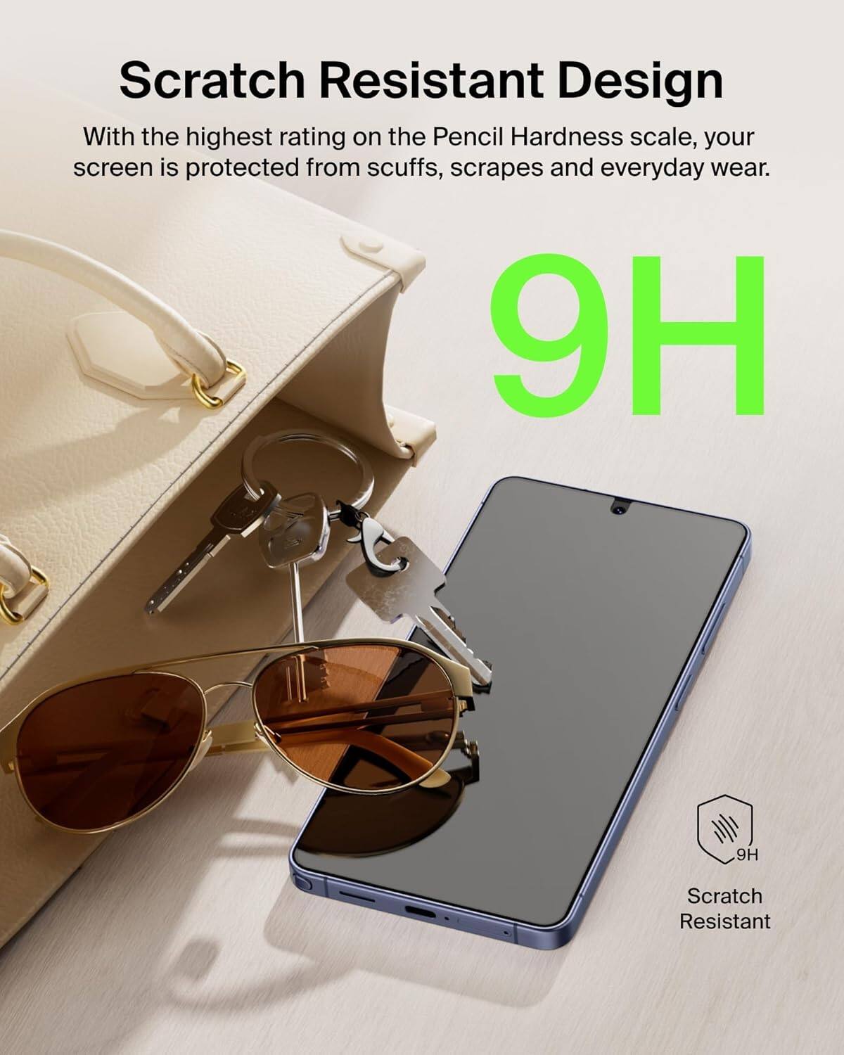 Scratch Resistant Design

With the highest rating on the Pencil Hardness scale, your screen is protected from scuffs, scrapes and everyday wear.

9H

Scratch Resistant