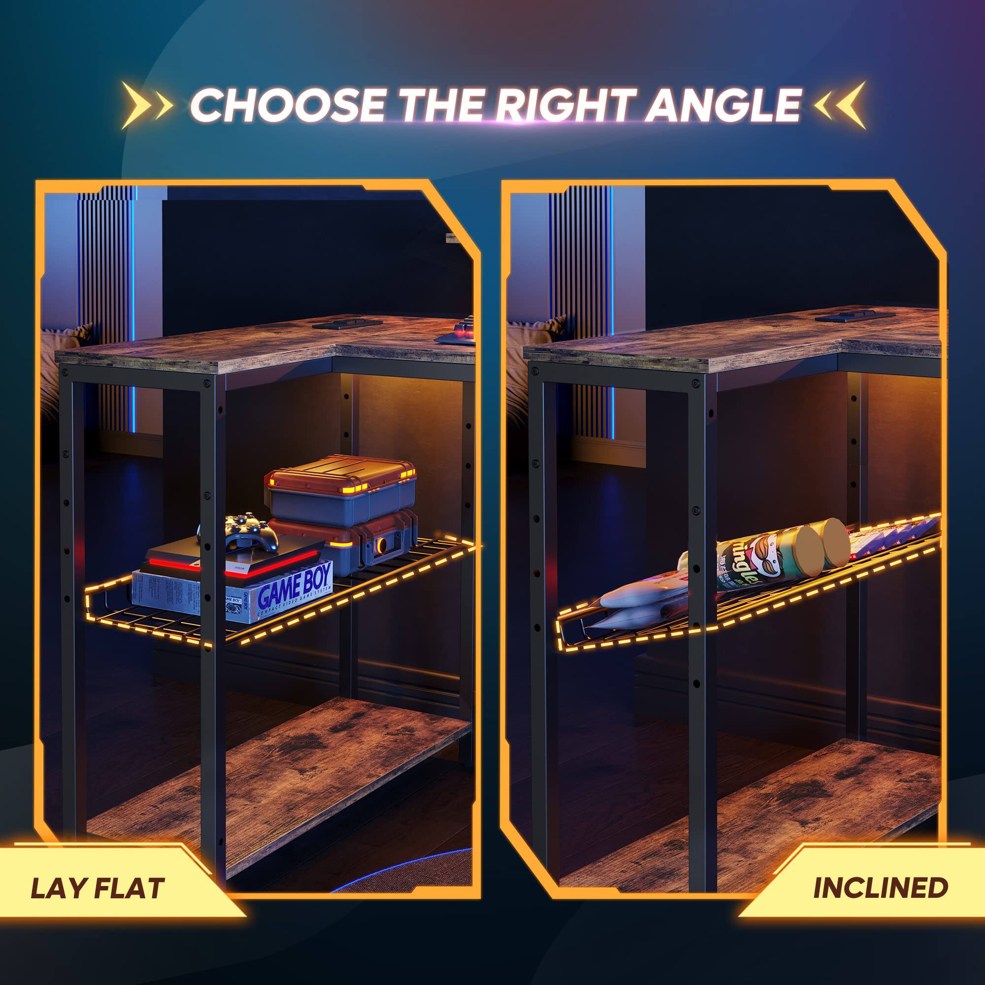 Choose the right angle: Game Boy d0 ... ... Lay flat Inclined