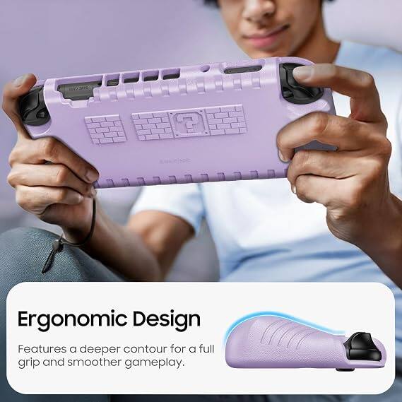 Ergonomic Design Features a deeper contour for a full grip and smoother gameplay.