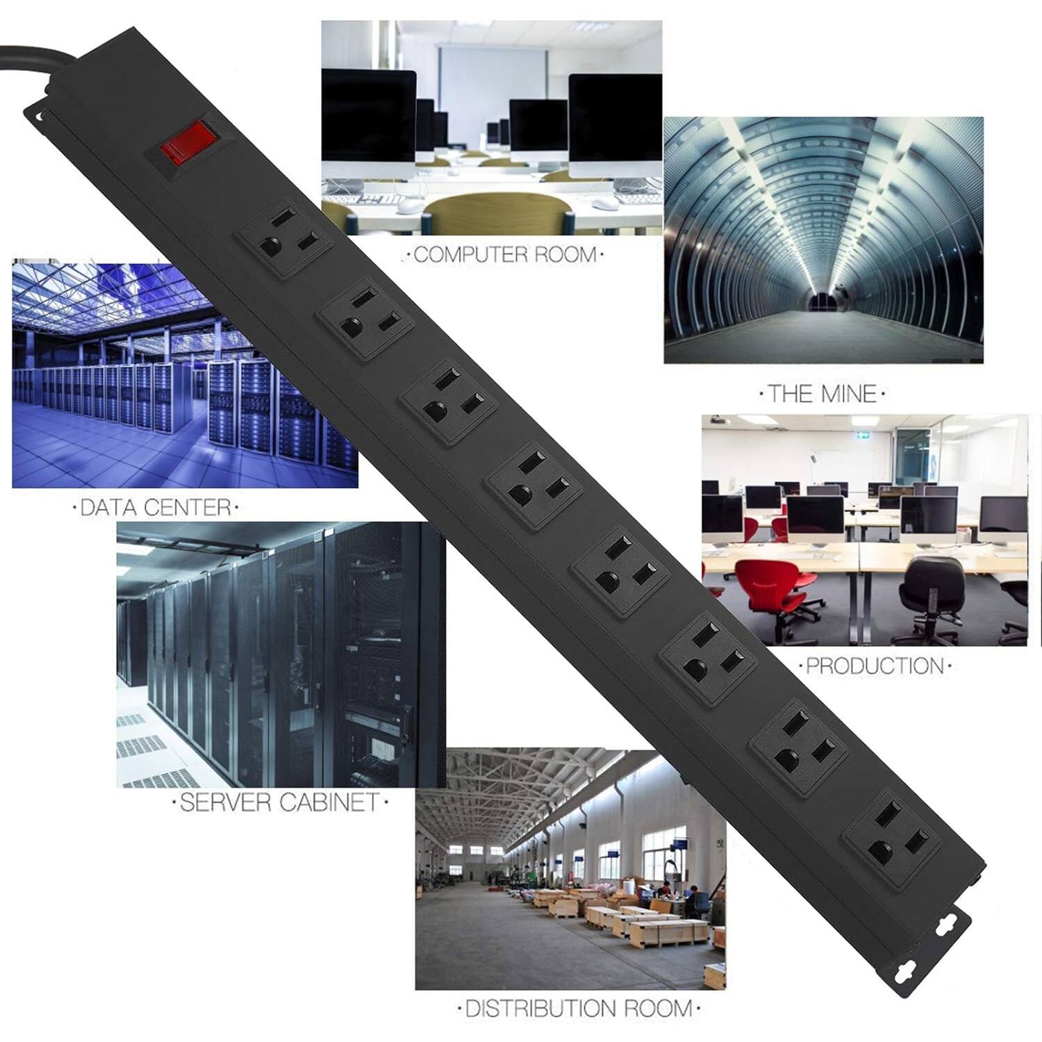 COMPUTER ROOM, DATA CENTER, SERVER CABINET, DISTRIBUTION ROOM, PRODUCTION, THE MINE