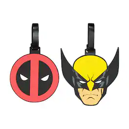 Ful - Marvel Deadpool & Wolverine 2-Piece Luggage Tag Set - Multi