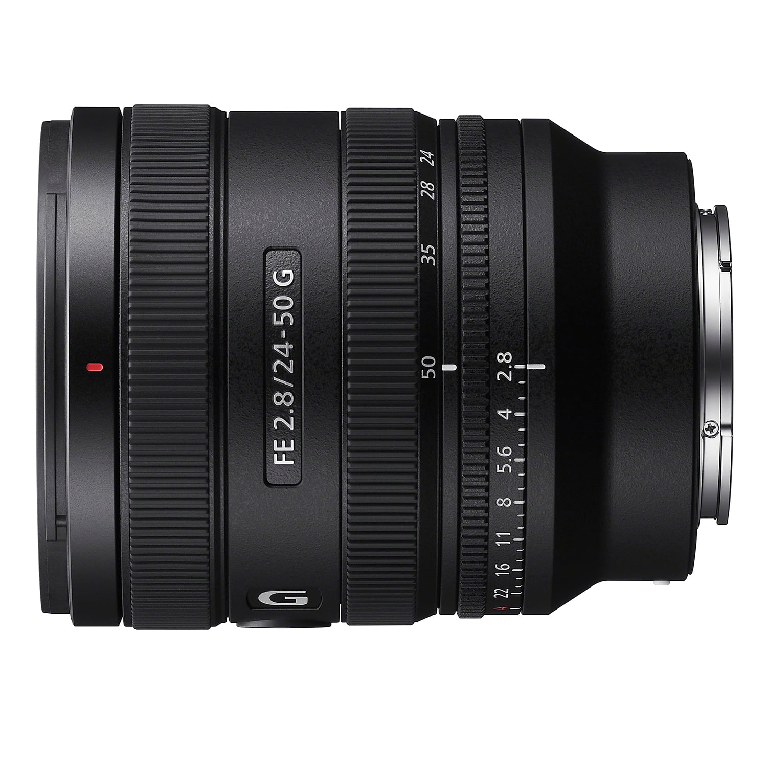 Alt View 1. Sony - Sony FE 24-50mm F2.8 G Standard zoom lens for E-mount Cameras - Black.