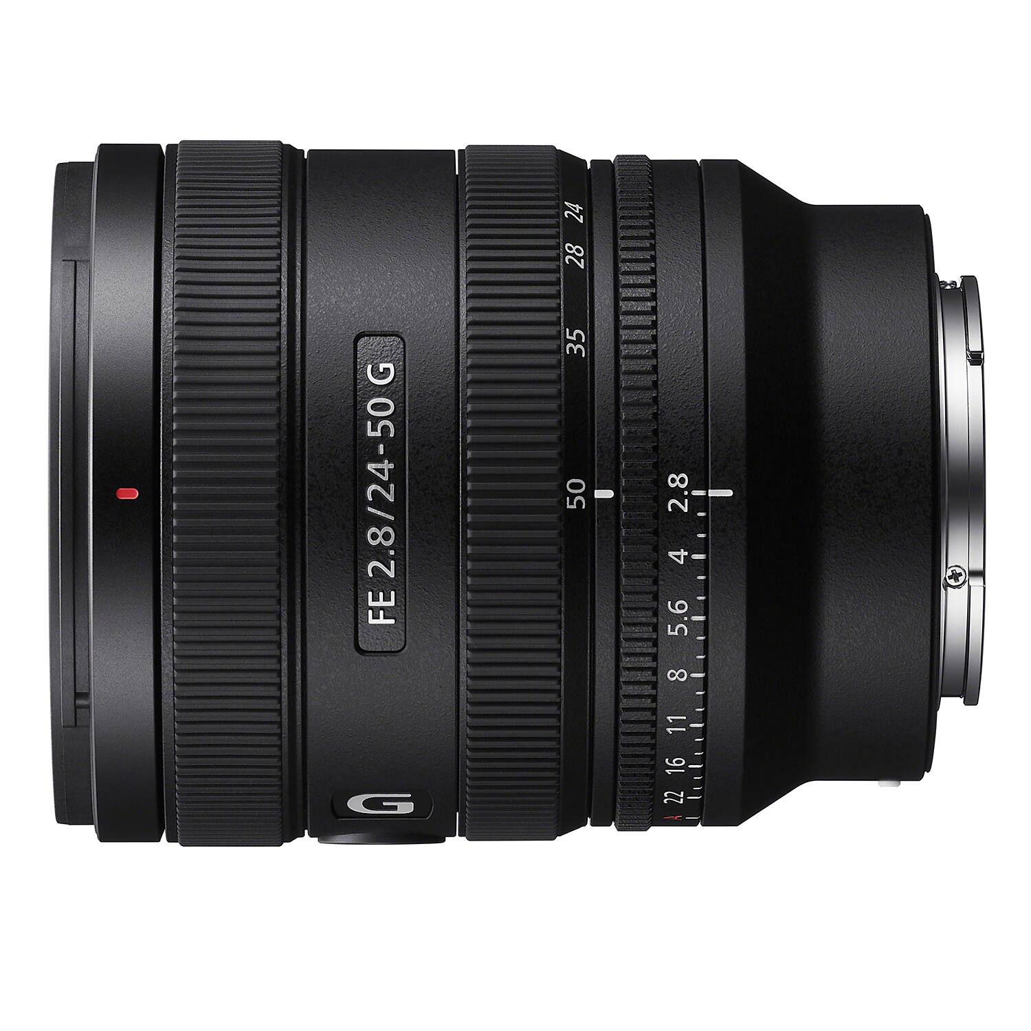 Alt View 1. Sony - Sony FE 24-50mm F2.8 G  Standard zoom lens for E-mount Cameras - Black.