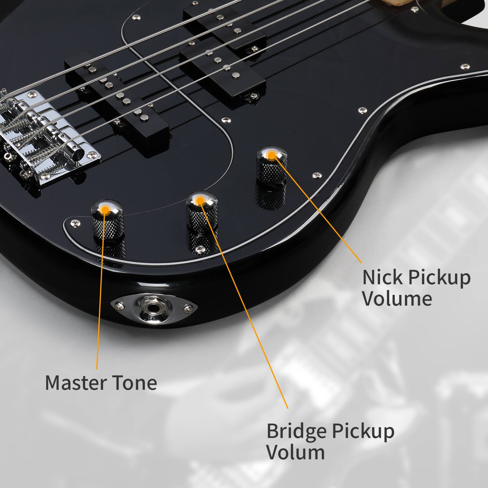 Nick Pickup Volume  
Master Tone  
Bridge Pickup Volume