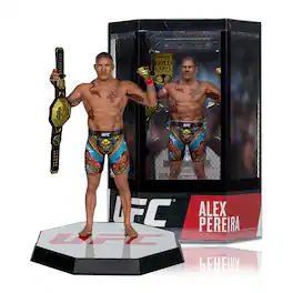 McFarlane Toys - UFC 7 Inch Gold Label Posed Figure | Alex Pereira - Multi-Colored