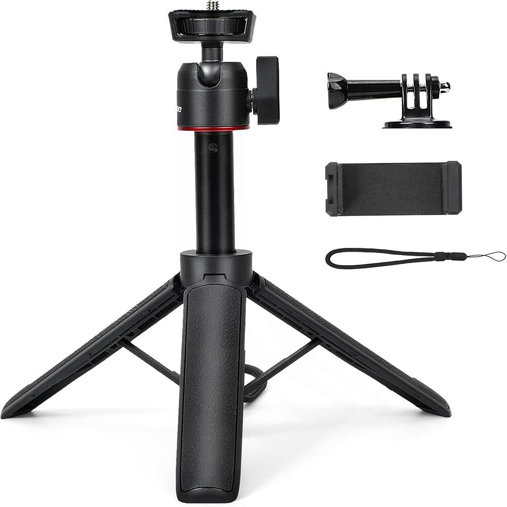 Schertz - Extendable Mini Tripod 8–23.6", 360° Ball Head for GoPro Hero, DJI Osmo Pocket & Action Cameras