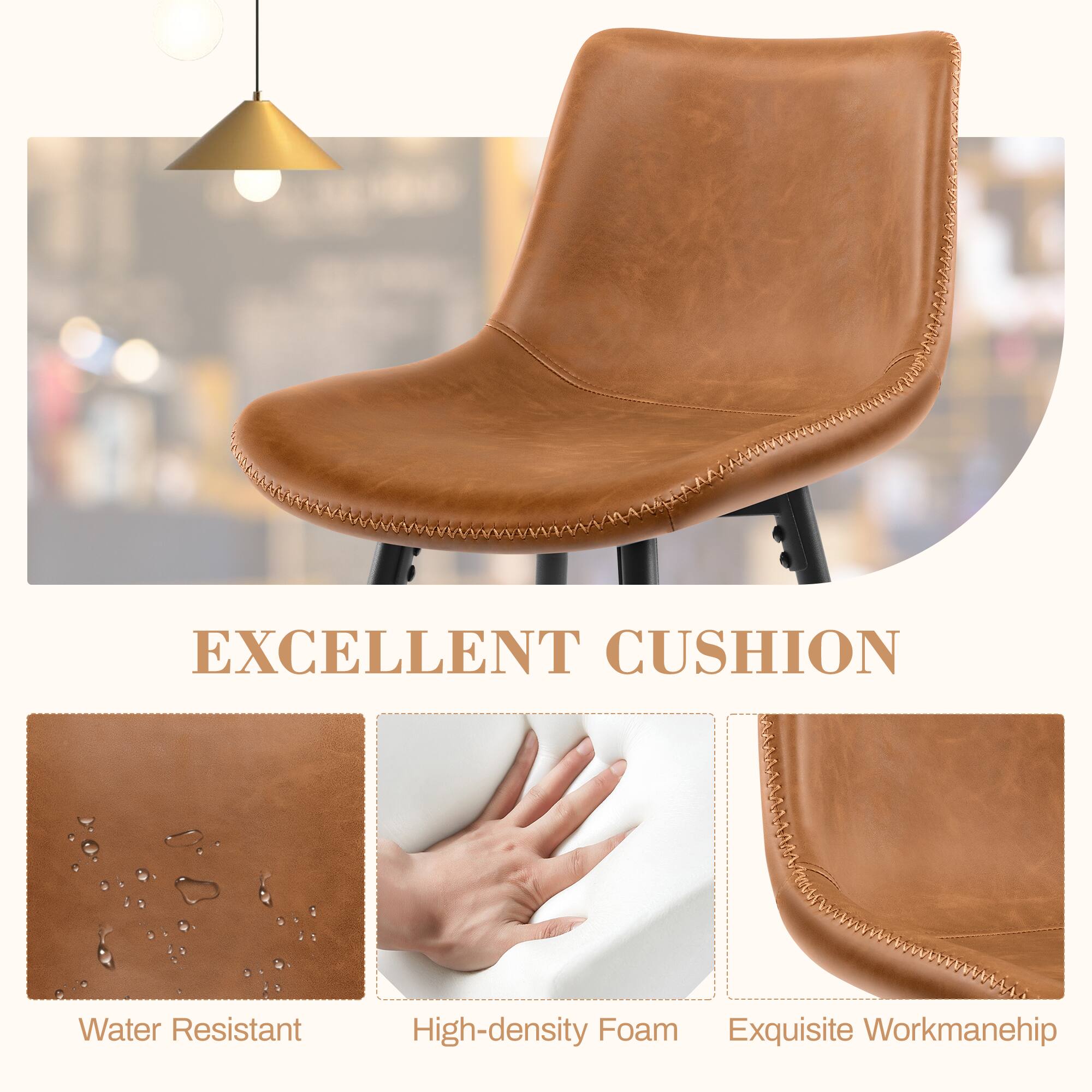 EXCELLENT CUSHION

- Water Resistant
- High-density Foam
- Exquisite Workmanship