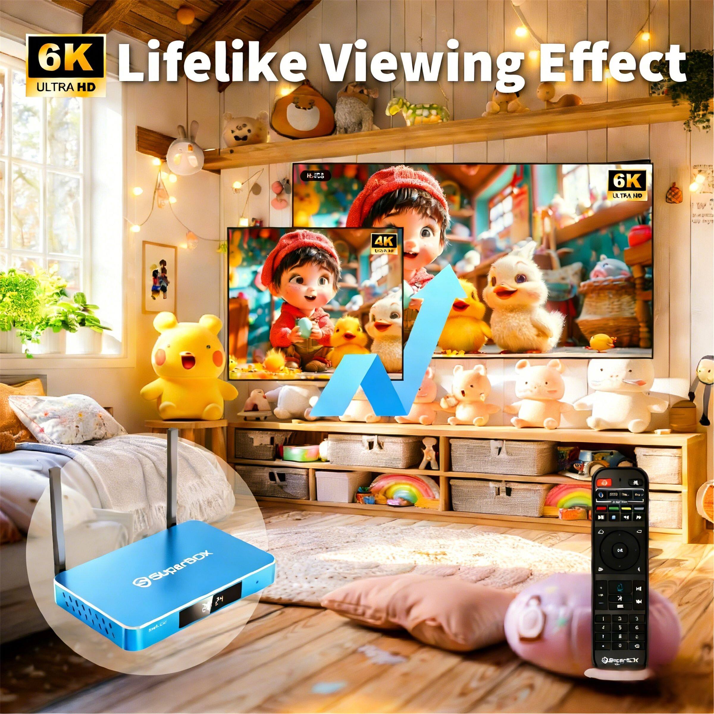 6K Lifelike Viewing Effect  
ULTRA HD  
4K  
SuperBox
