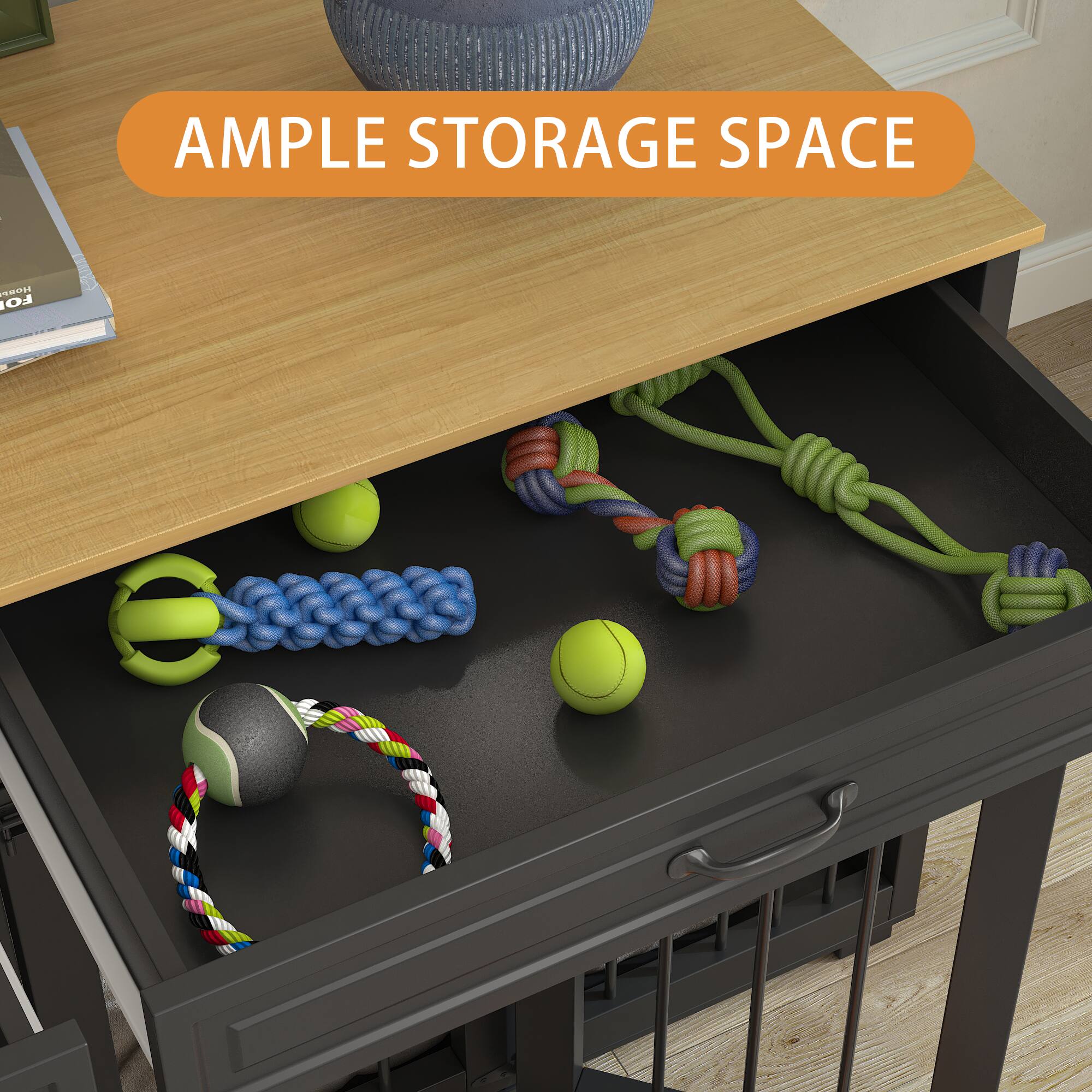 AMPLE STORAGE SPACE
