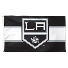 WinCraft - Los Angeles Kings 3' x 5' Team Stripe Deluxe Single-Sided Flag - Multicolor