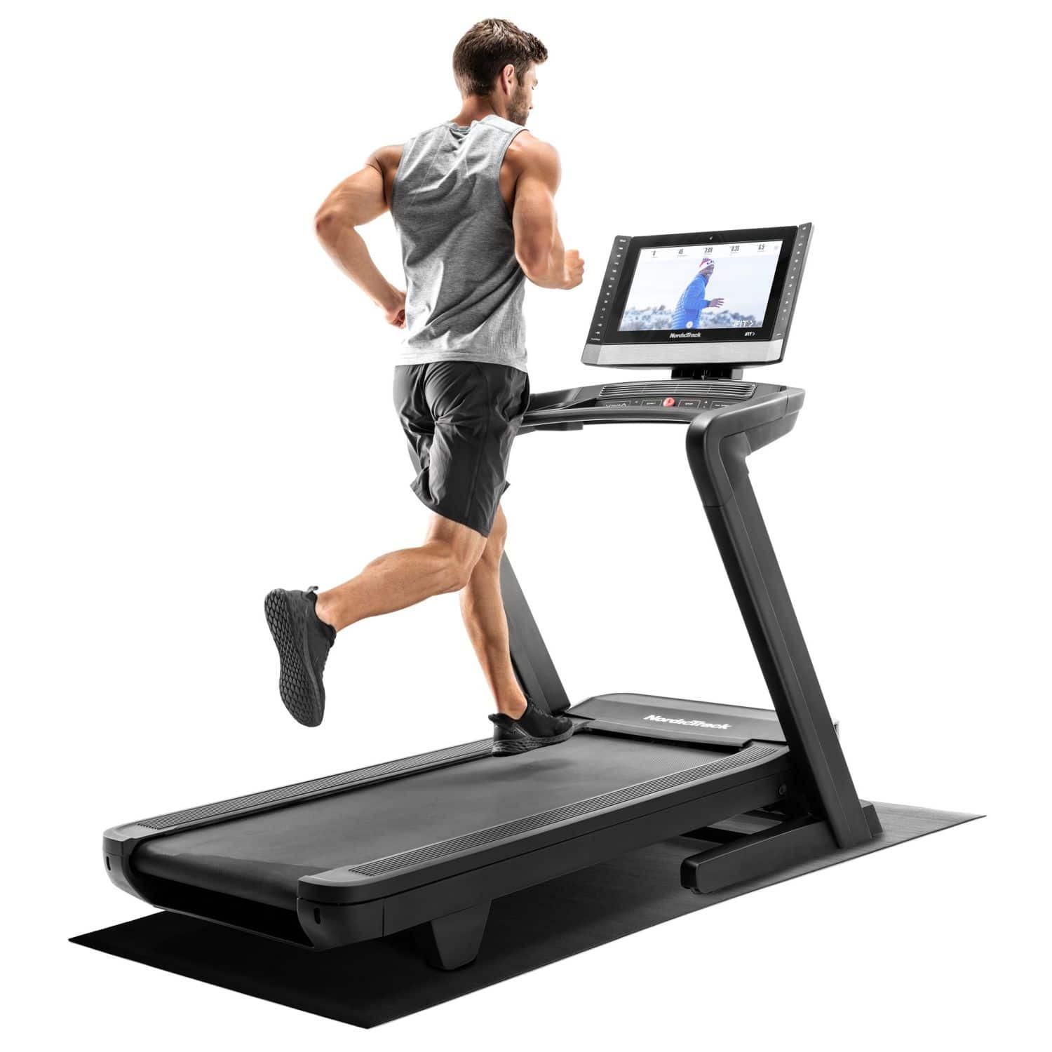 NordicTrack - Treadmill Mat - Black