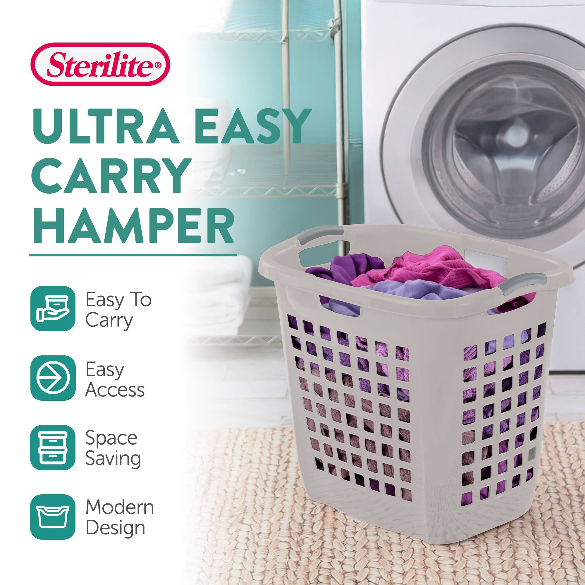 Sterilite ULTRA EASY CARRY HAMPER

- Easy To Carry
- Easy Access
- Space Saving
- Modern Design
