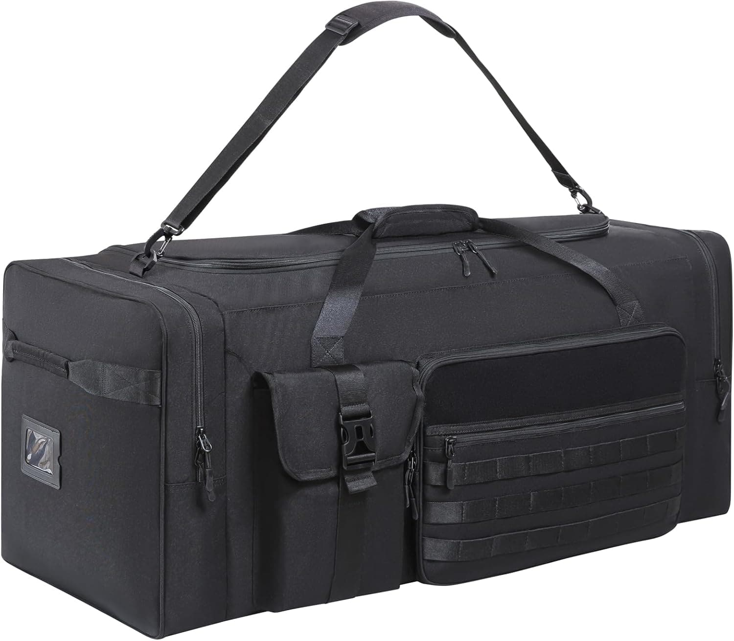 Vulpecula Spade - 130L Extra Large 36" Heavy Duty Sports Gym and Travel Duffel Bag - Black