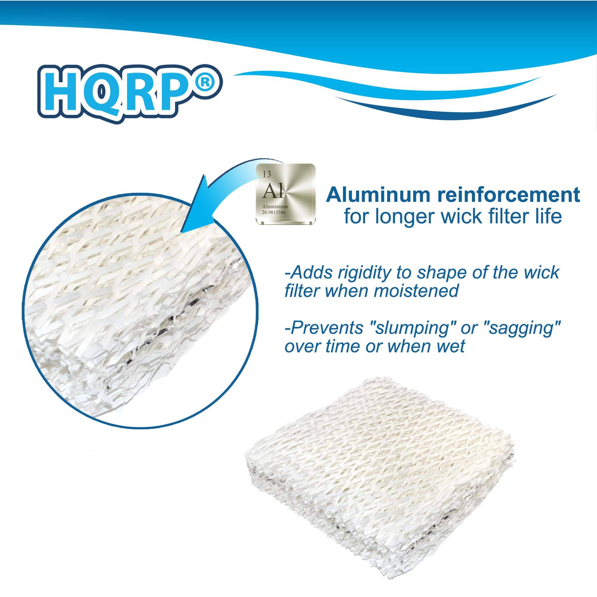 HQRP 13 A Aluminum reinforcement Alumina 5n98/308 for longer wick filter life  
- Adds rigidity to shape of the wick filter when moistened  
- Prevents "slumping" or "sagging" over time or when wet