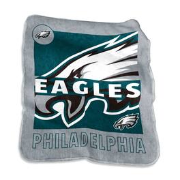 Logo Brands - Philadelphia Eagles 50" x 60" Raschel Blanket - Multicolor