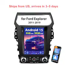 Ships from US, arrives in 3-5 days
for Ford Explorer 2011-2019
MIC Android 15 RST 2GB RAM 32GB ROM
LO
WE OFF
AUTO
AC
LO
Carplay
MUTE
VOL
: + PASSENGERARBAG
GPY
MAX A/C PWOFF
TUNE
MEDIA
Android Auto