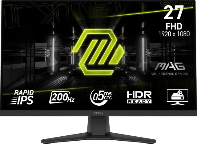MSI - MAG 272FB E20 27" Rapid IPS LCD FHD 200Hz 0.5ms Adaptive sync Gaming Monitor with HDR Ready(DisplayPort, HDMI) - Black