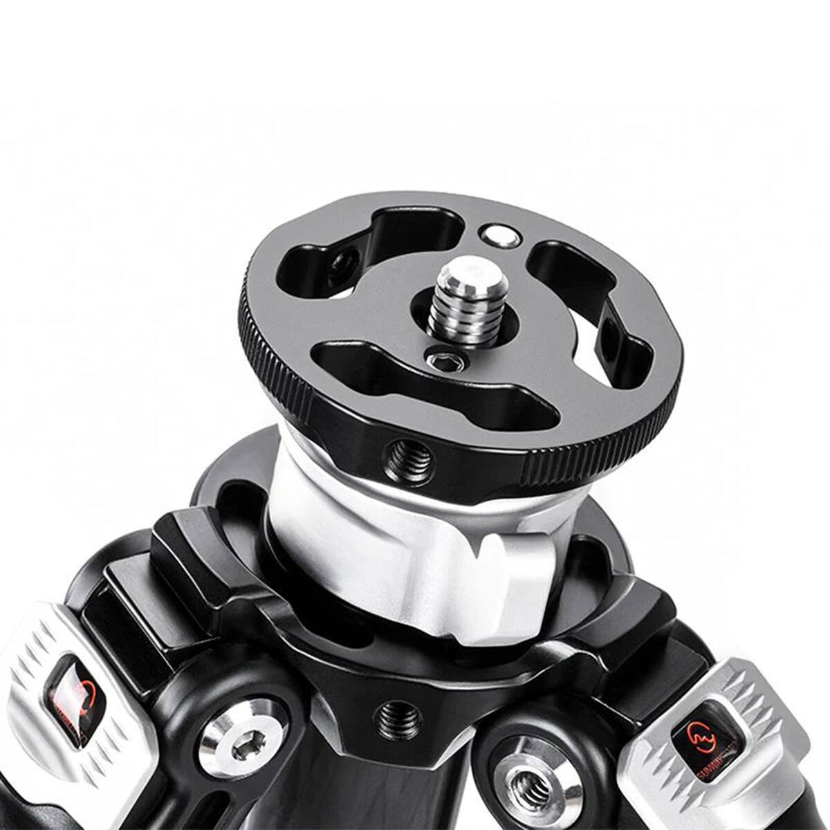 Alt View 2. SunwayFoto - SunwayFoto T2840CE Explorer 4-Section Carbon Fiber Tripod w/Center Column.