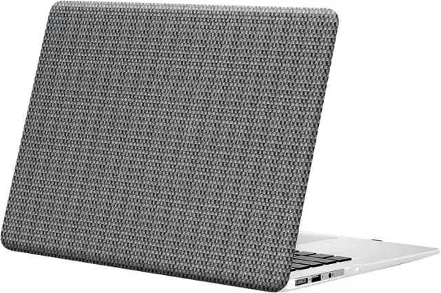 Front. SaharaCase - Woven Laptop Case for Apple MacBook Pro 13" Laptops - Charcoal.