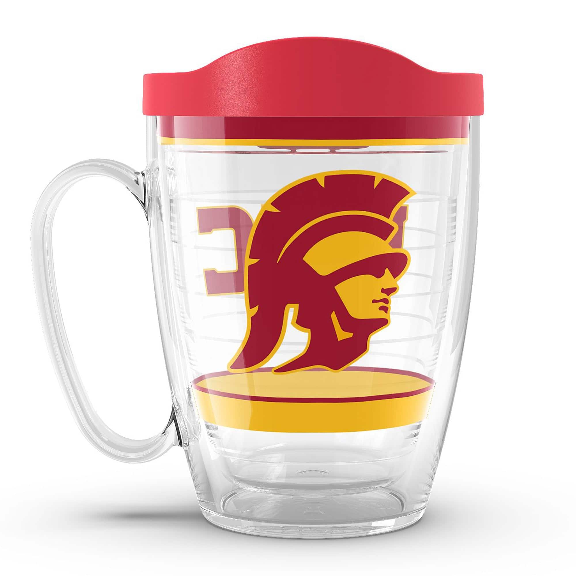 Front. Tervis - USC Trojans 16oz. Tradition Classic Mug - Multicolor.