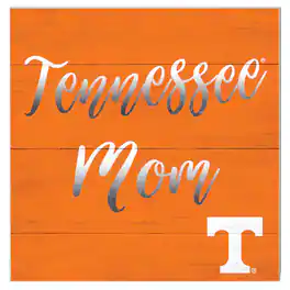 Jardine - Tennessee Volunteers 10'' x 10'' Mom Plaque - Orange