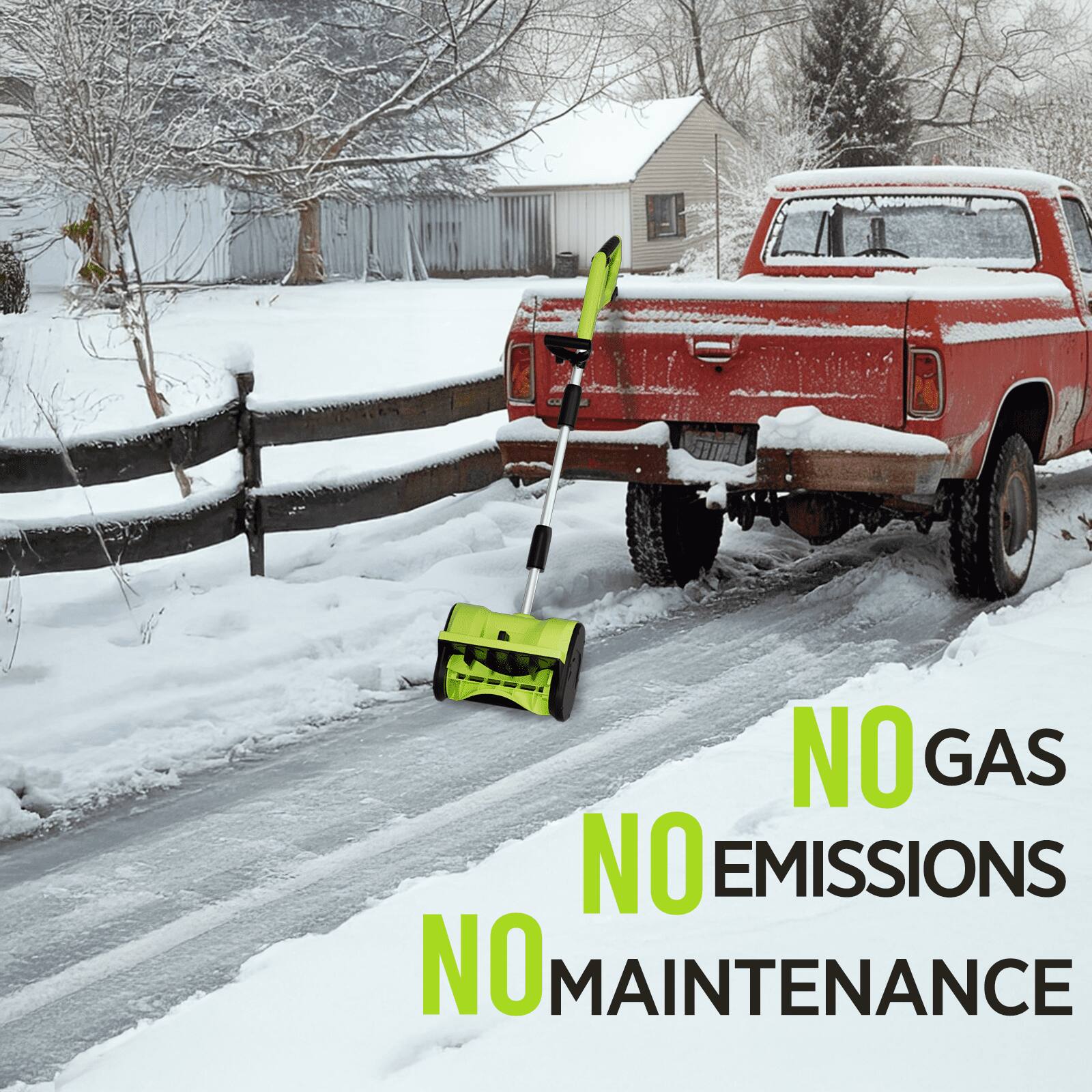 NO GAS  
NO EMISSIONS  
NO MAINTENANCE