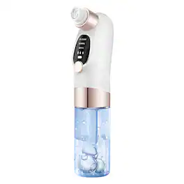 Cluzine - Hydrafacial Blackhead Remover Vacuum, Water Circulation Pore Cleaner with 3 Suction Levels for Home Facial Care