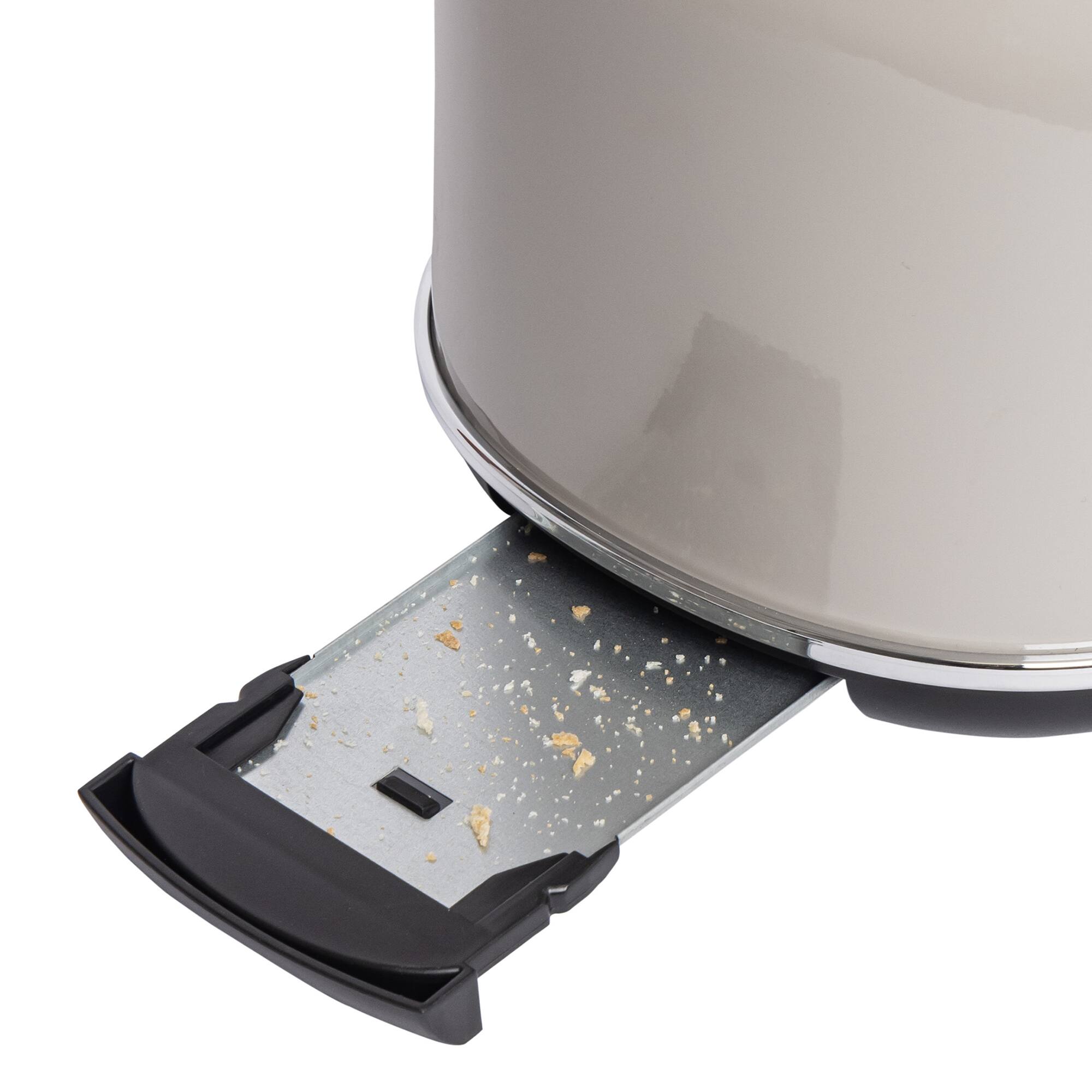 Alt View 8. Haden - Haden 12 Cup Coffee Maker & Dorset 2 Slice Wide Slot Toaster, Putty & Chrome - Beige.