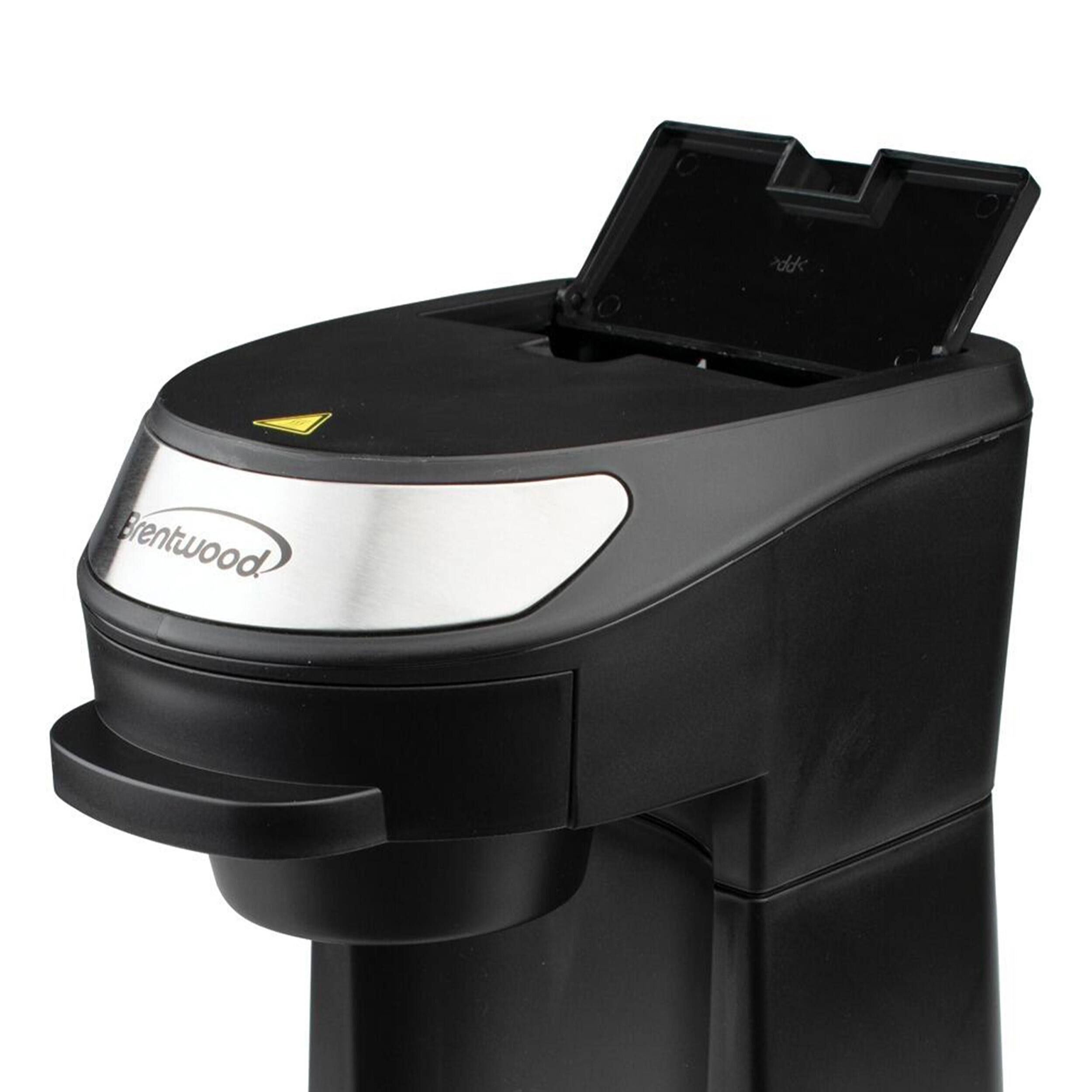 Alt View 1. Brentwood - Brentwood Single Serve Coffee Maker in Black with Mug - Black.