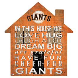 Fan Creations - San Francisco Giants 12'' Team House Sign - Multicolor